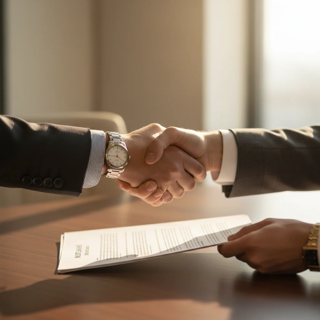 business handshake